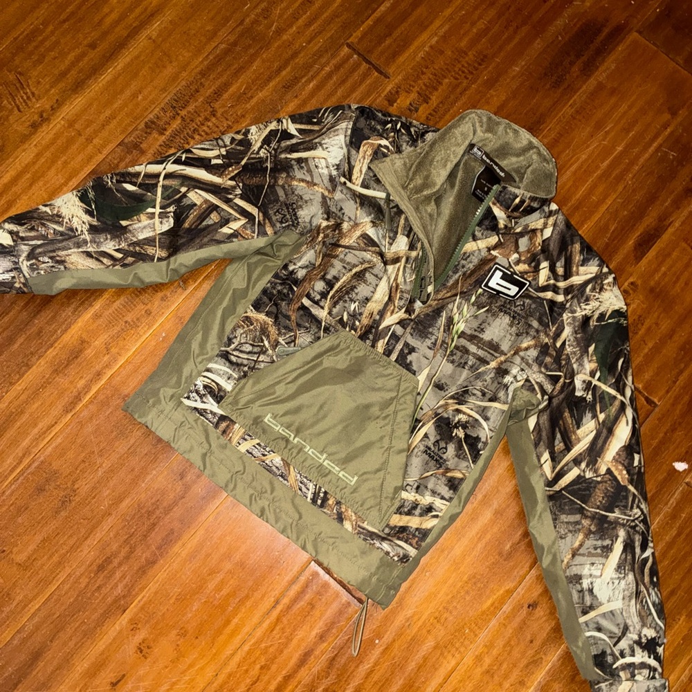 Banded Camo Pullover Jacket- Boys